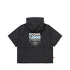 (Women) Breeze Pop Cool Short Sleeve Hooded Anorak - Black