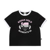 (Women) Cotton Short Sleeve T-Shirt - Black