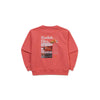 Kids Scenery Graphic Sweatshirt - Pink