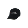 Loose Fit Pigment Lettering Ball Cap - Black