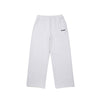 Mini Logo Straight Pants - White Melange Grey