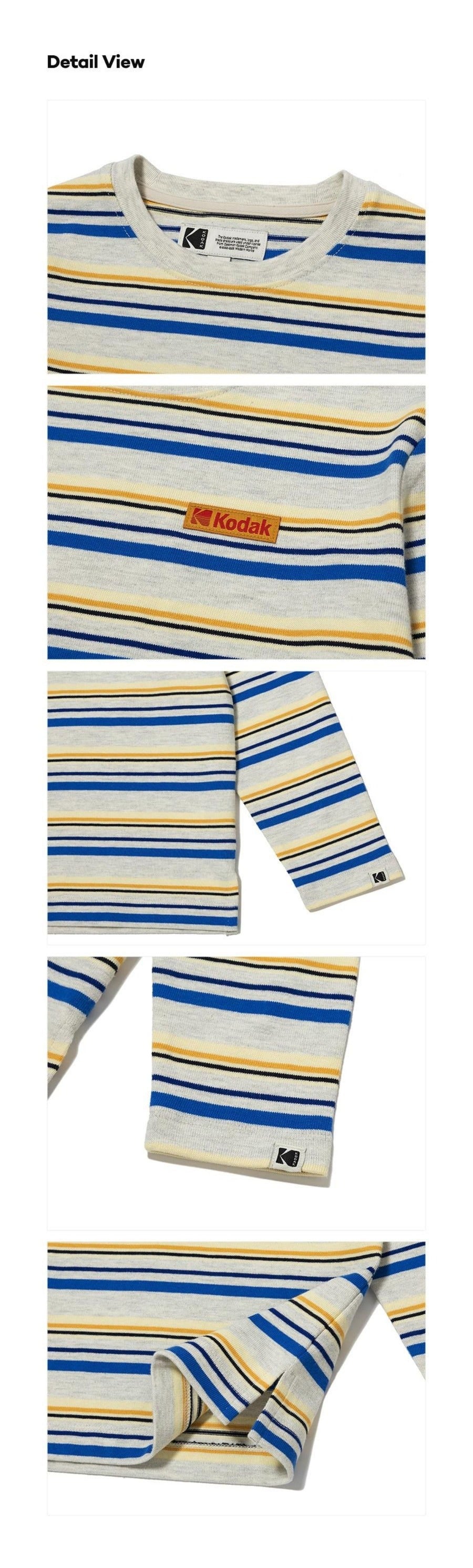 Kids Rainbow Stripe Long-Sleeve T-Shirt