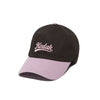 Relaxed-Fit Lettering Combo Ball Cap - Charcoal