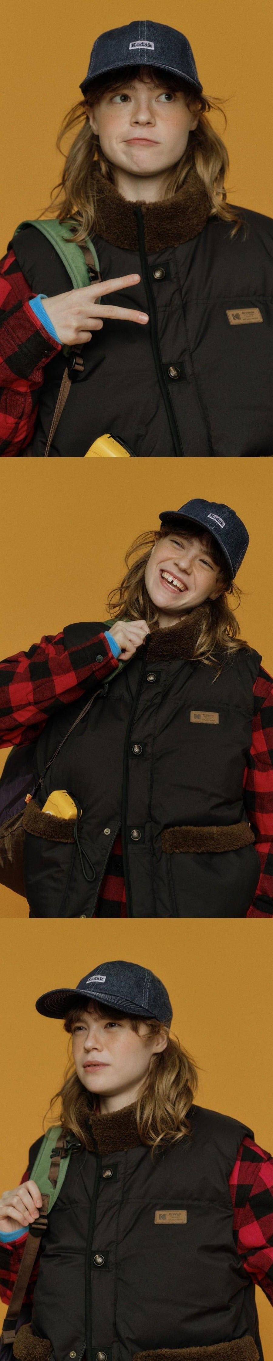 Oversized Vintage Denim Ball Cap