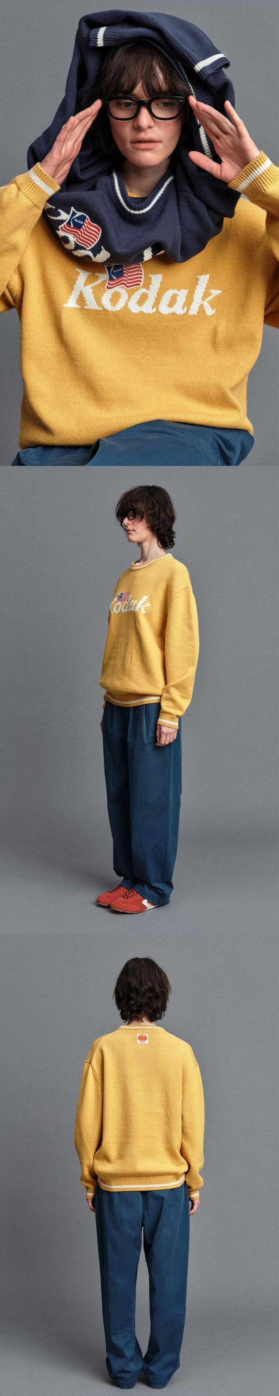Gold Moment Logo Jacquard Knitwear