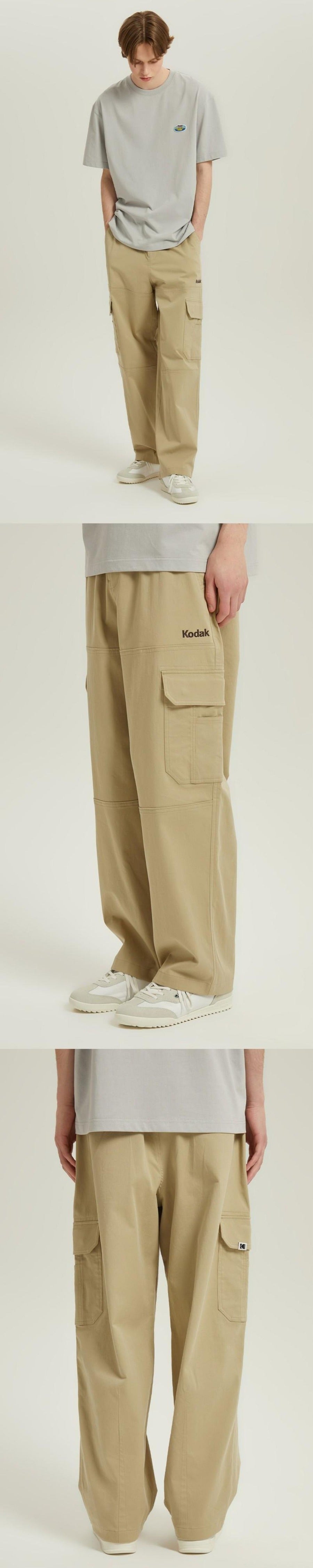 Gold Moment Balloon Fit Cotton Pants