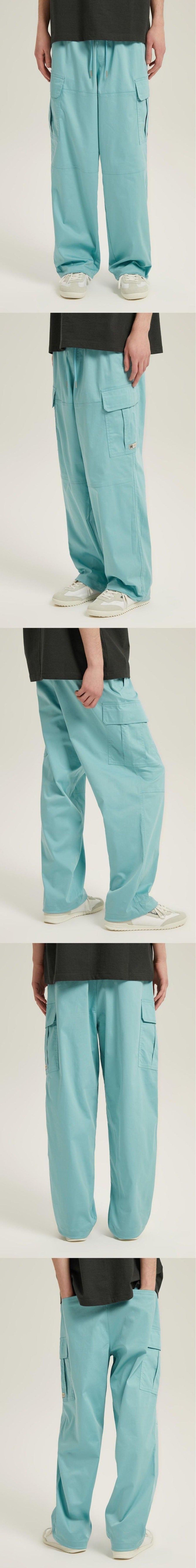 Clean Cotton Semi-Overfit Cargo Pants