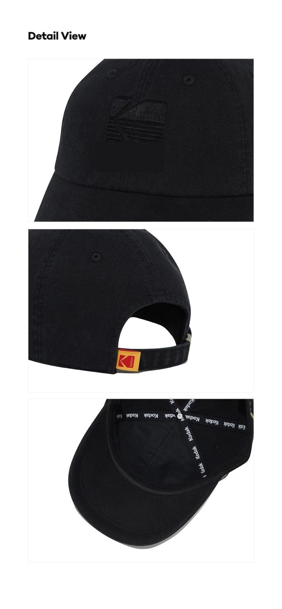 Relax Fit Tone-on-Tone Logo Embroidery Ball Cap