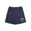 Mesh Rugby Knee Length Shorts - Navy