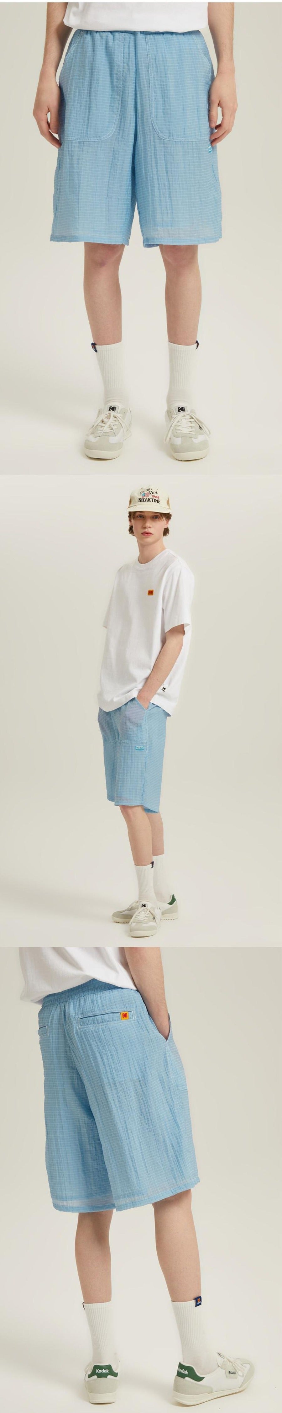 Sheer Light Knee Length Shorts