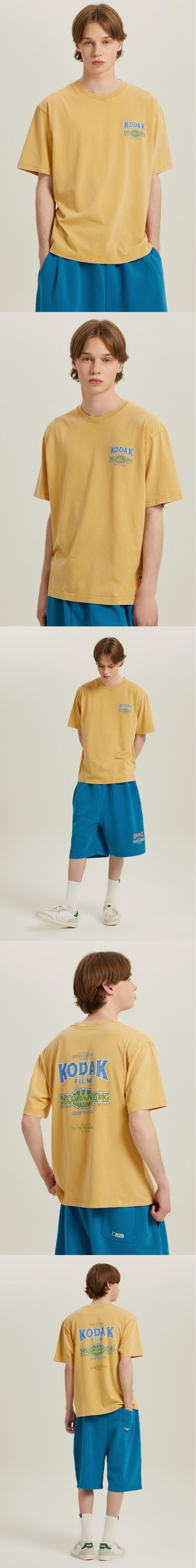Snow Washing Half-Wrap T-Shirt