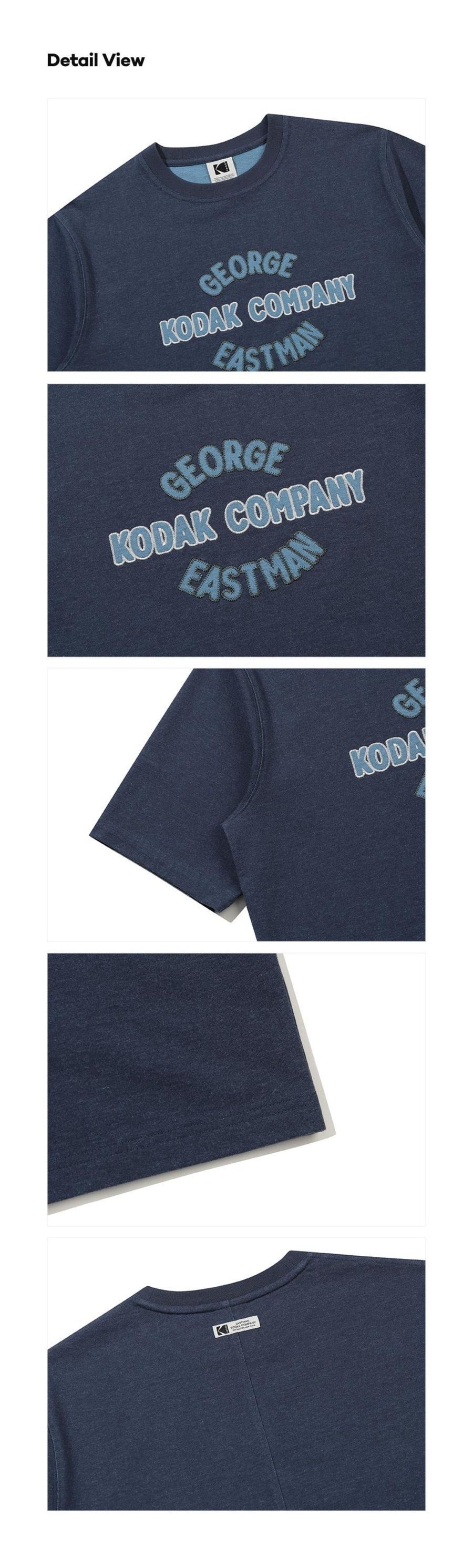 Arch Letter Two-Tone Short Sleeve T-Shirt