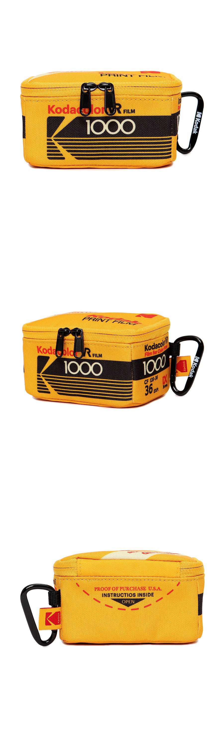 KODAK Archive | KODAK Film Box Zip Keyring Pouch — HQ product photography