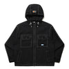 Sheer Hooded Jacket - Black