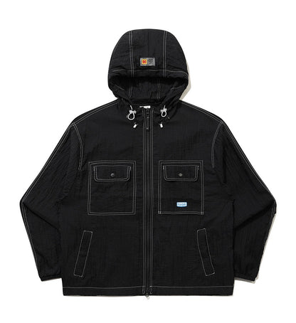 Sheer Hooded Jacket