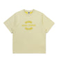 Arch Letter Two-Tone Short Sleeve T-Shirt