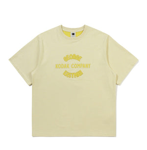 Arch Letter Two-Tone Short Sleeve T-Shirt