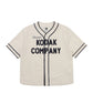 KODAK Company Seersucker Baseball Short Sleeve Shirt