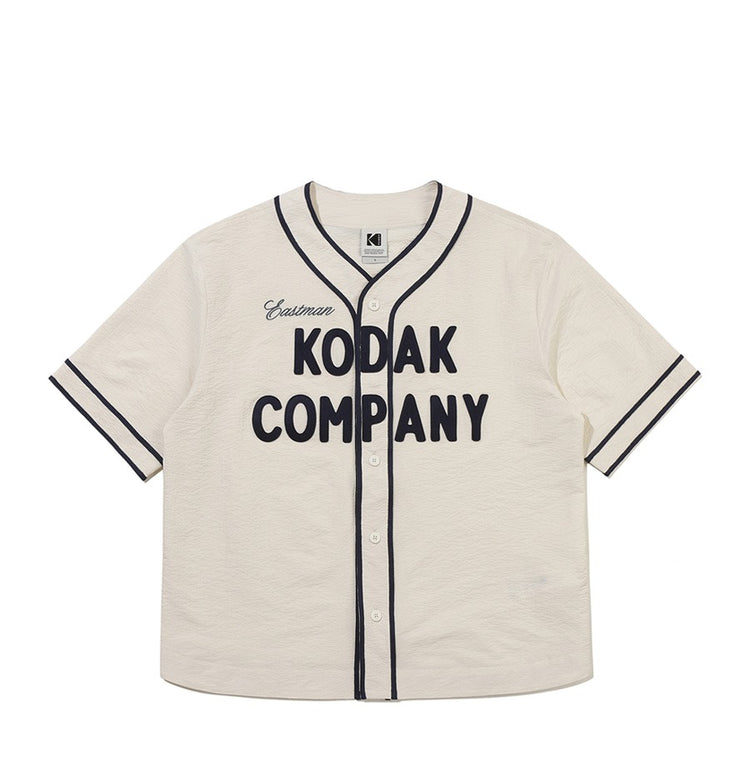Color Plus 200 | KODAK Company Seersucker Baseball Short Sleeve Shirt