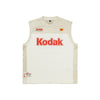 Mesh Sleeveless Top - White