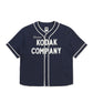 KODAK Company Seersucker Baseball Short Sleeve Shirt