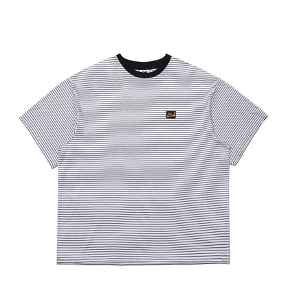 Cotton Striped Short Sleeve T-Shirt