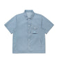 Sheer Light Short Sleeve Shacket