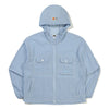 Sheer Hooded Jacket - Sky Blue