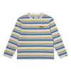 Kids Rainbow Stripe Long-Sleeve T-Shirt - Oatmeal