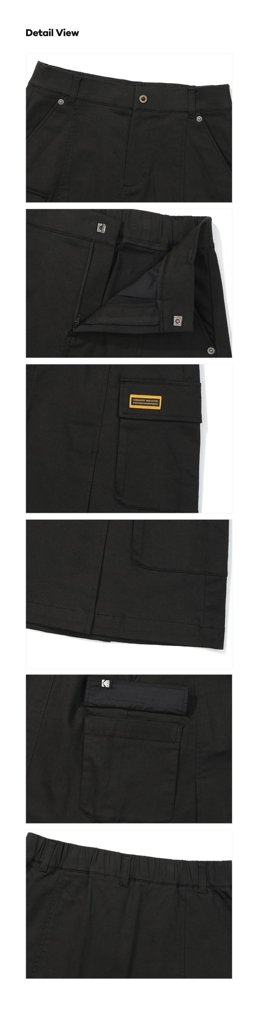 Cotton Pleated Mid Skirt