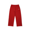 Mini Logo Straight Pants - Red