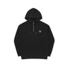 Scenery Graphic Half-Zip Hoodie - Black
