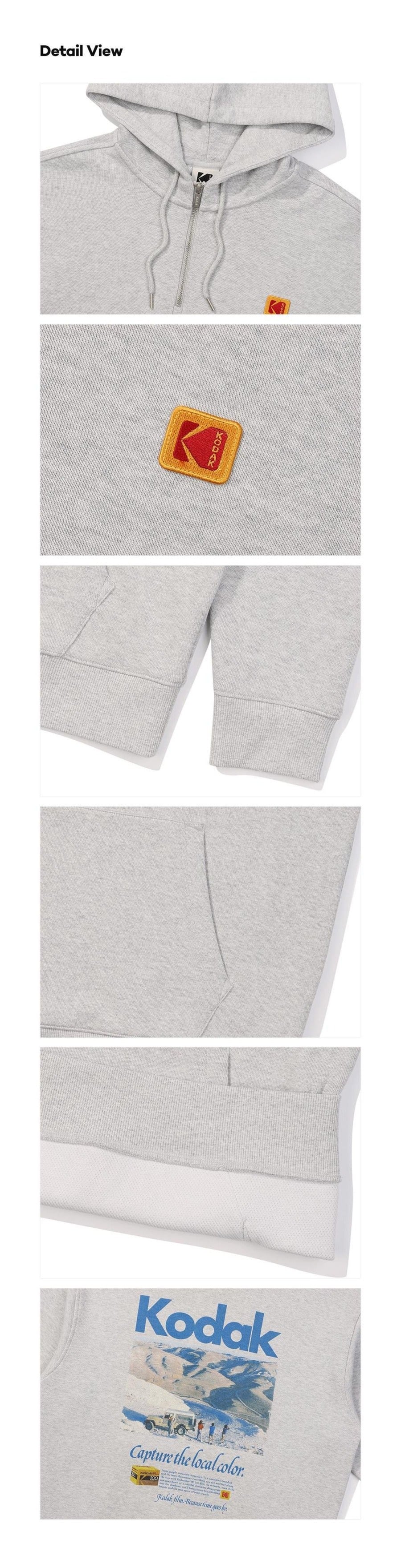 Scenery Graphic Half-Zip Hoodie