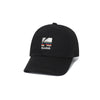 Signature Fit Rainbow Embroidery Ball Cap - Black