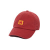 Relaxed-Fit Square Logo Ball Cap - Red