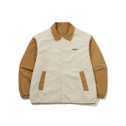 Brownie Reversible Collar Padded Jacket