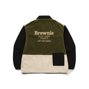 Brownie Reversible Collar Padded Jacket