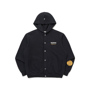 Gold Moment Hooded Snap Jacket