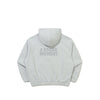 Mellow Overfit Zip-Up Hoodie - Light Gray