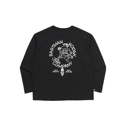 Gold Moment Graphic Long Sleeve T-Shirt