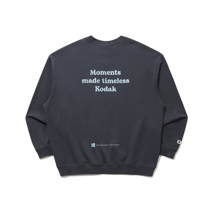 Cine Lounge | Light Mellow Typography Oversized Long Sleeve T-Shirt
