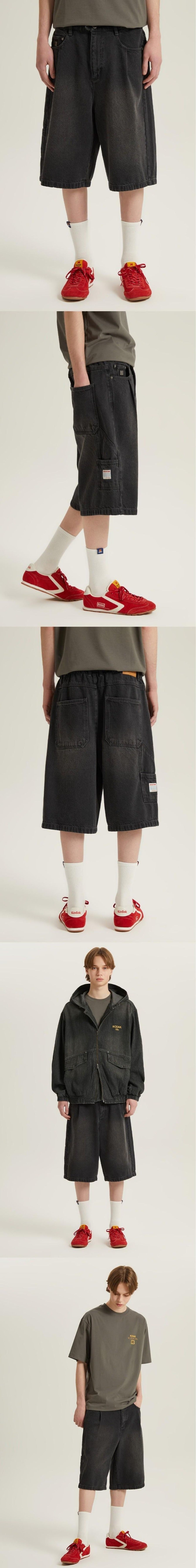 RGB Denim Half Length Shorts