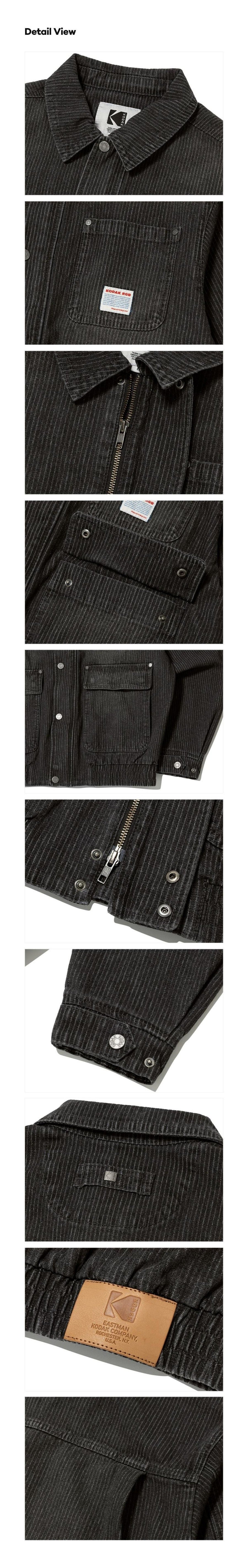 RGB Denim Collar Jacket