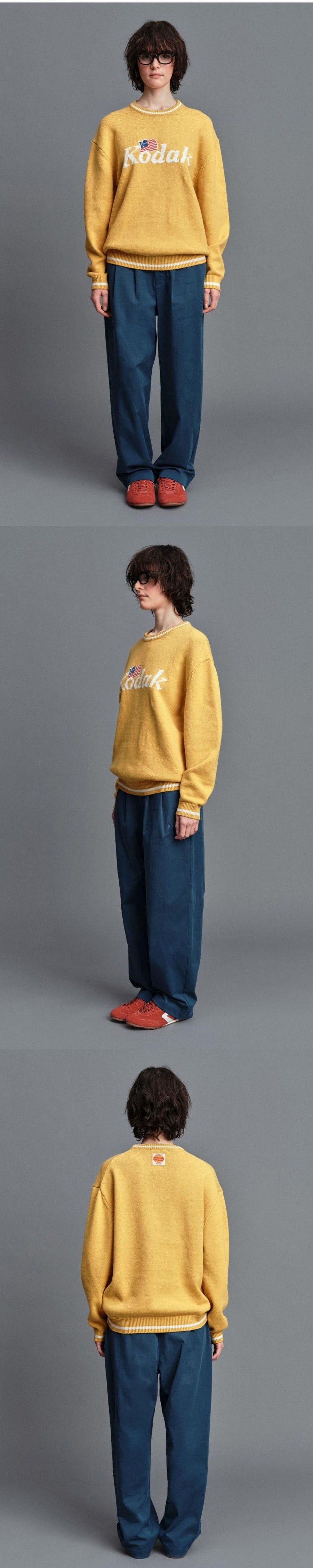 Gold Moment Tuck Wide Cotton Pants