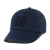Relax Fit Tone-on-Tone Logo Embroidery Ball Cap - Navy