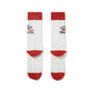 Graphic Crew Length Colour Blocking Socks