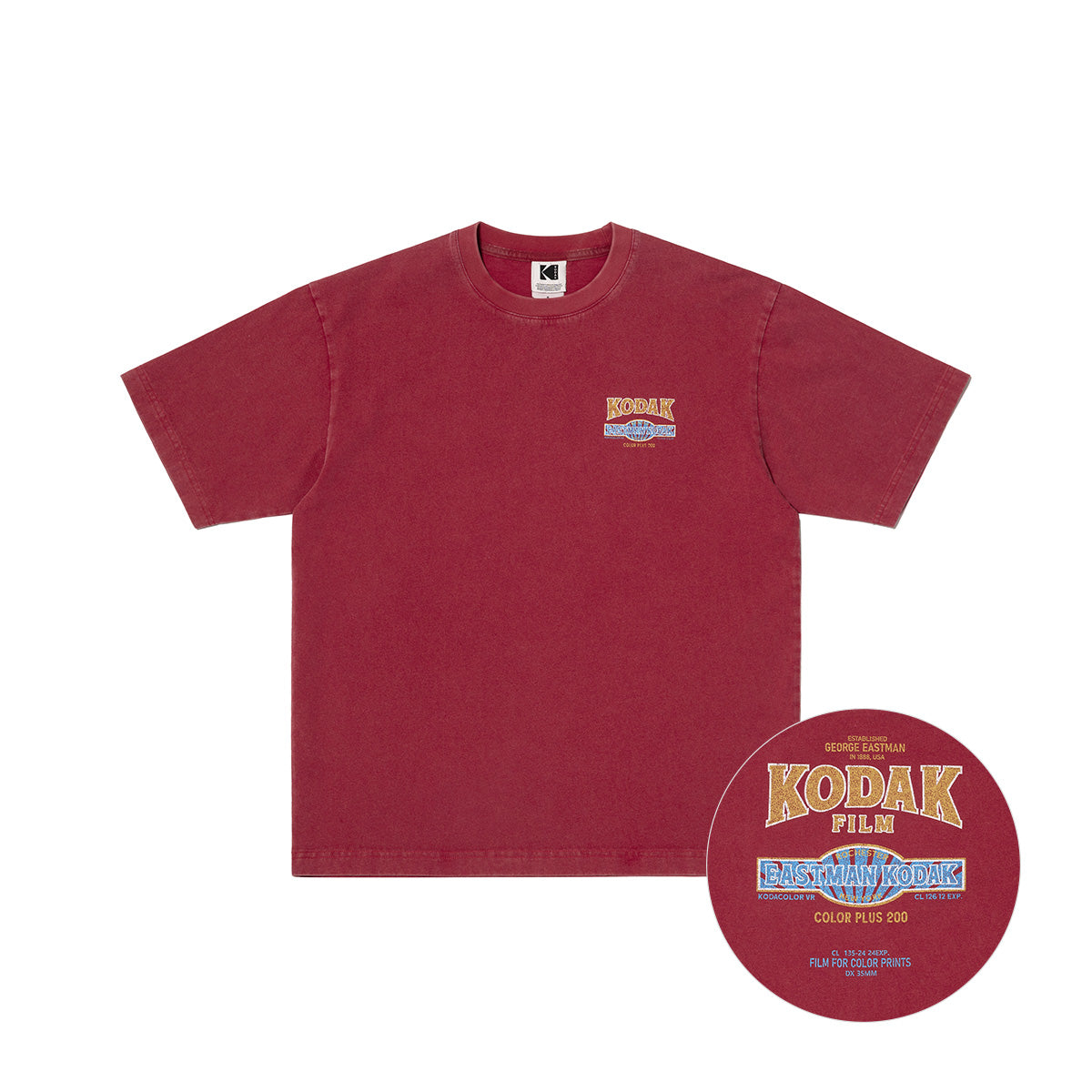 Snow Washing Half-Wrap T-Shirt | KODAK Apparel HK