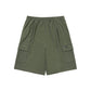 Mesh Texture Knee Length Bermuda Shorts