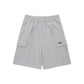 Mesh Texture Knee Length Bermuda Shorts