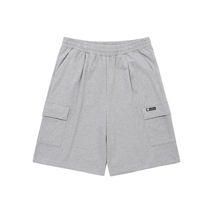 Mesh Texture Knee Length Bermuda Shorts